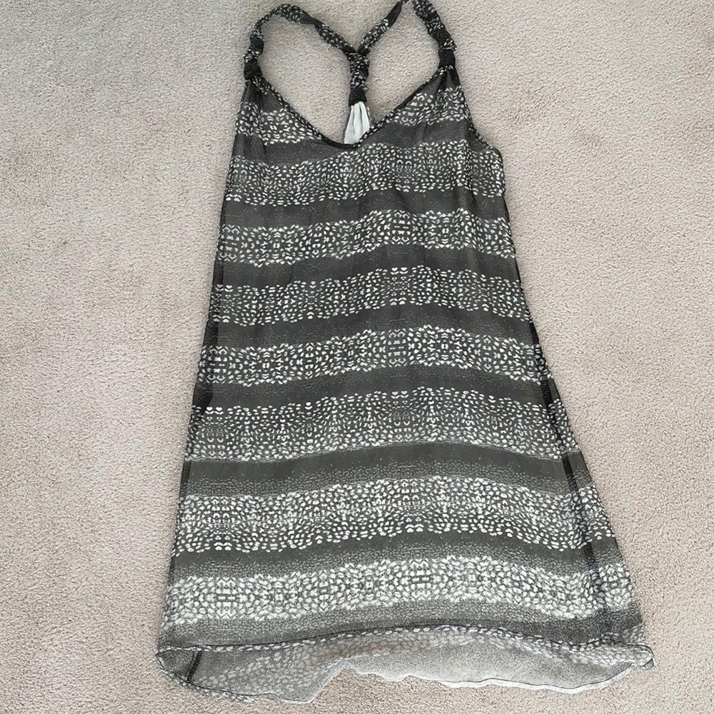 Charlie Jade silk racer back dress Size SP